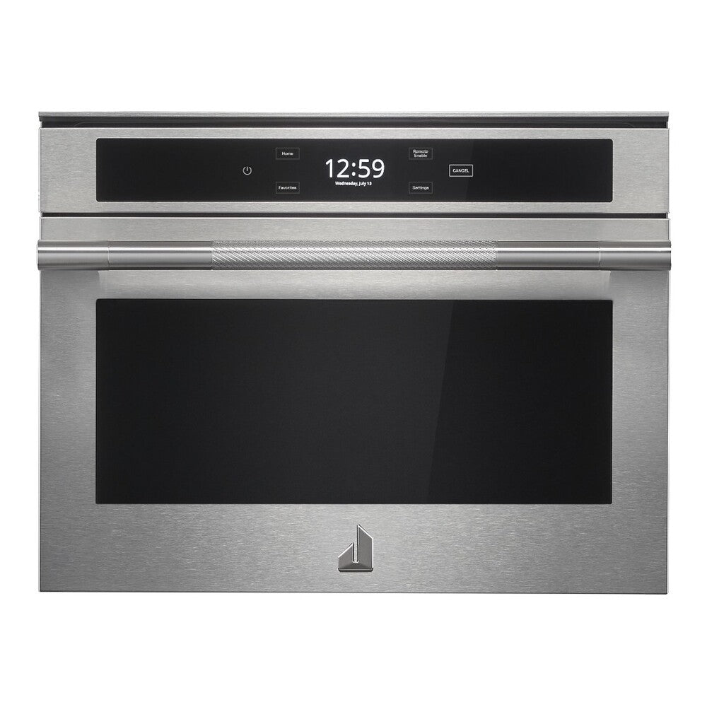 Stainless steel steam wall oven