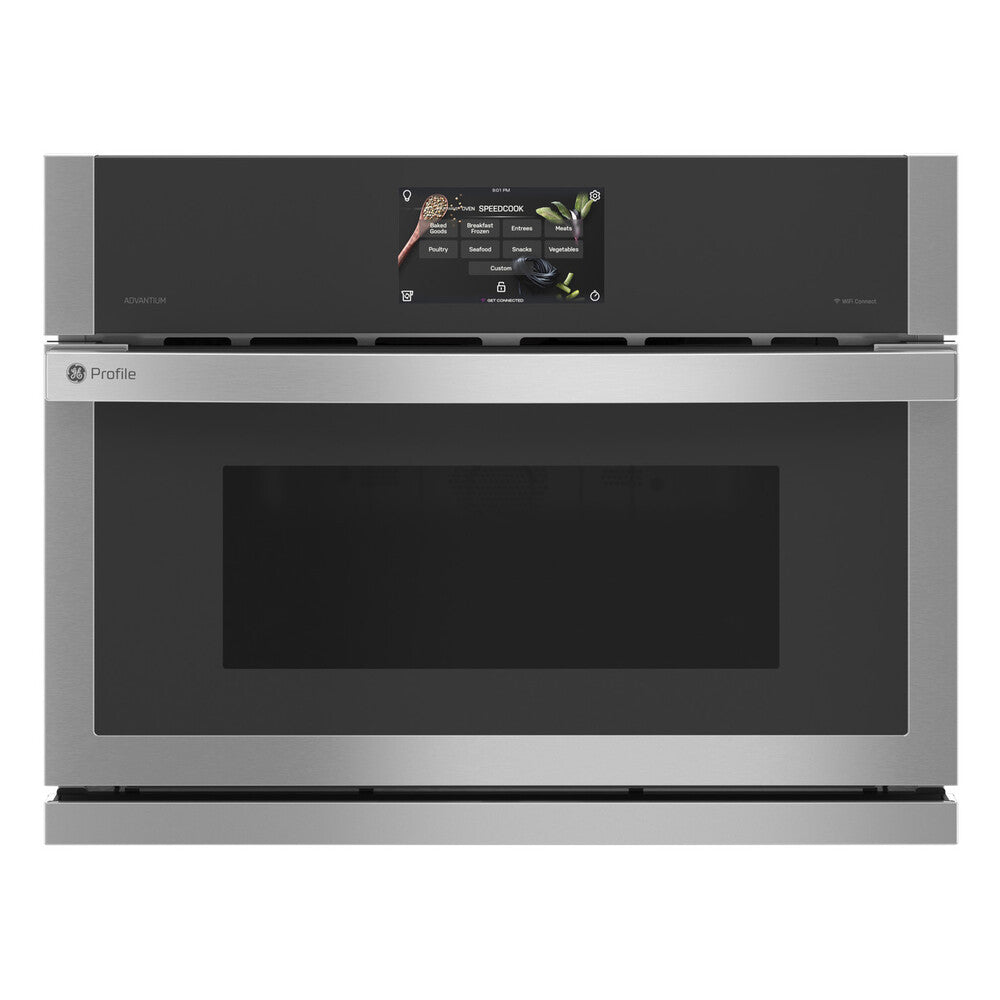Built-in speed oven with digital display