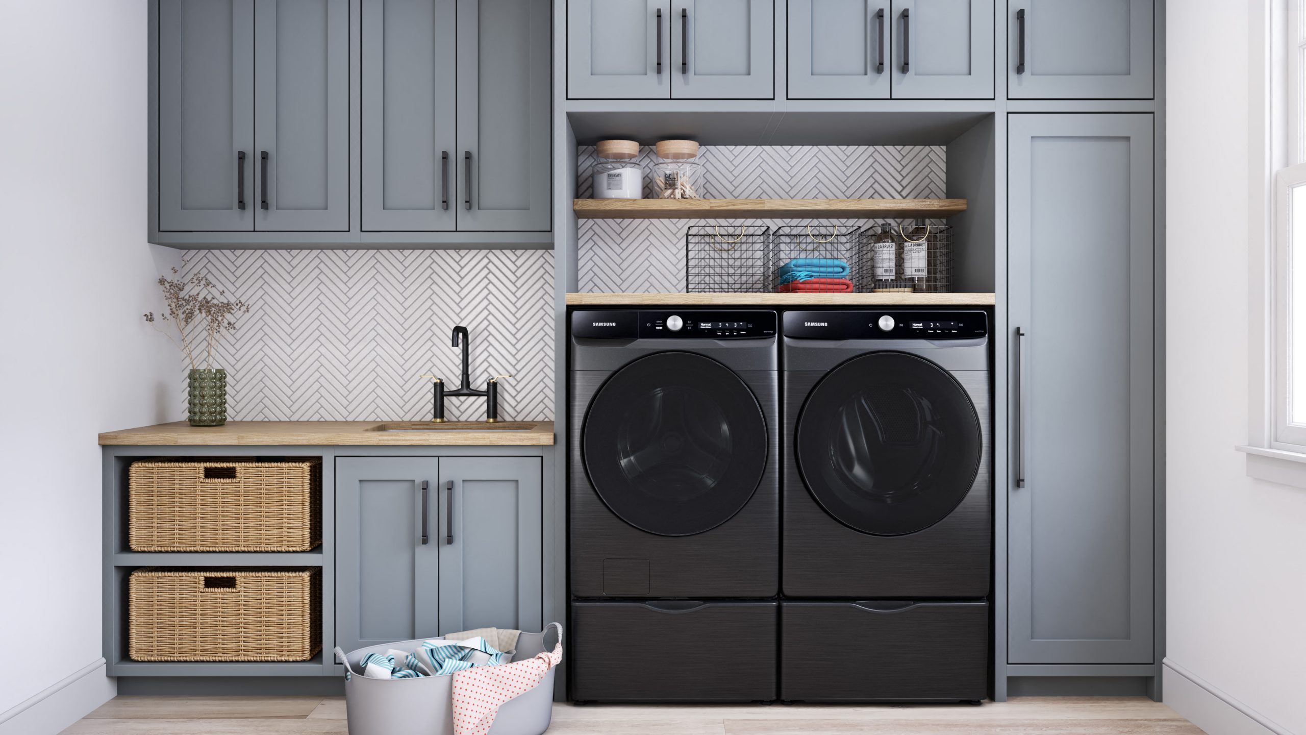 Side-by-Side Laundry