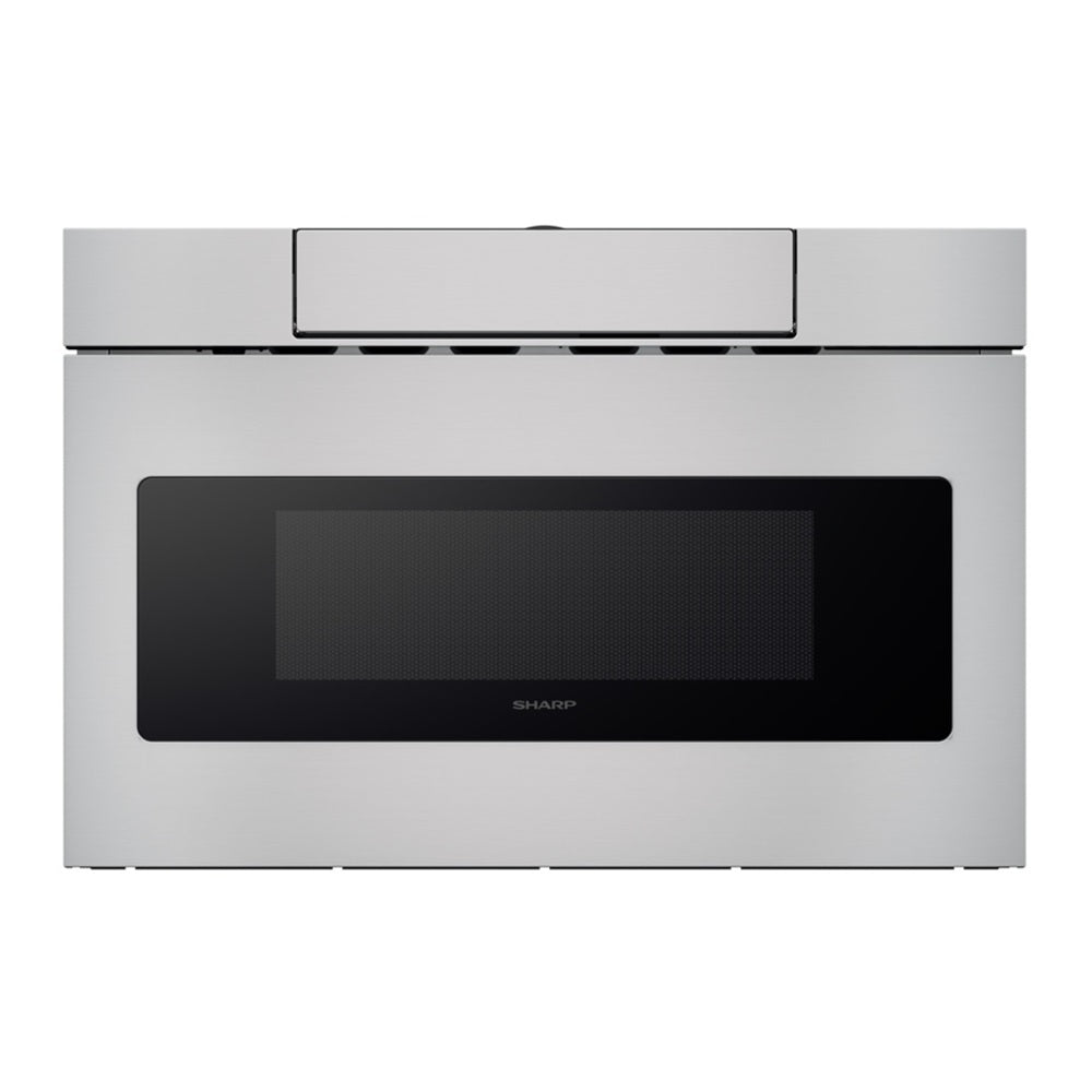 Microwave drawer in stainless steel