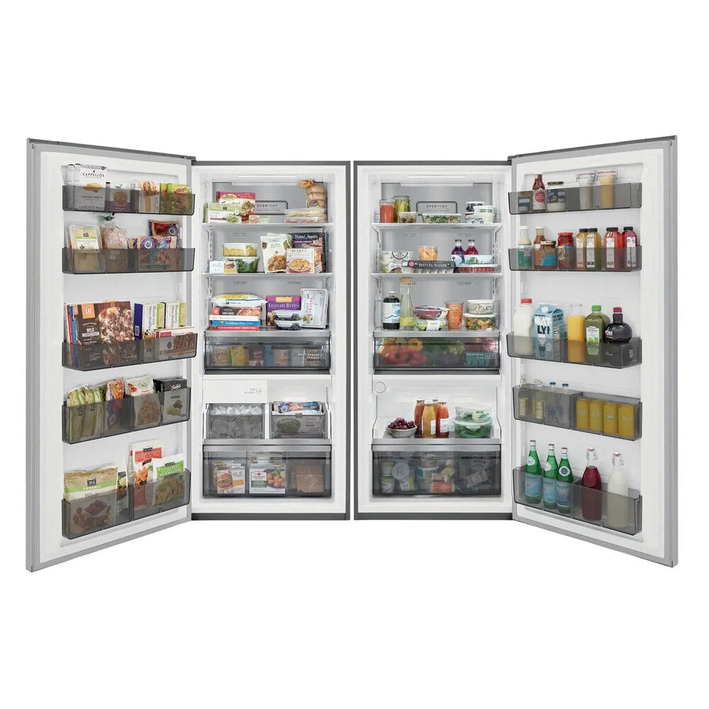 Frigidaire twins doors opened
